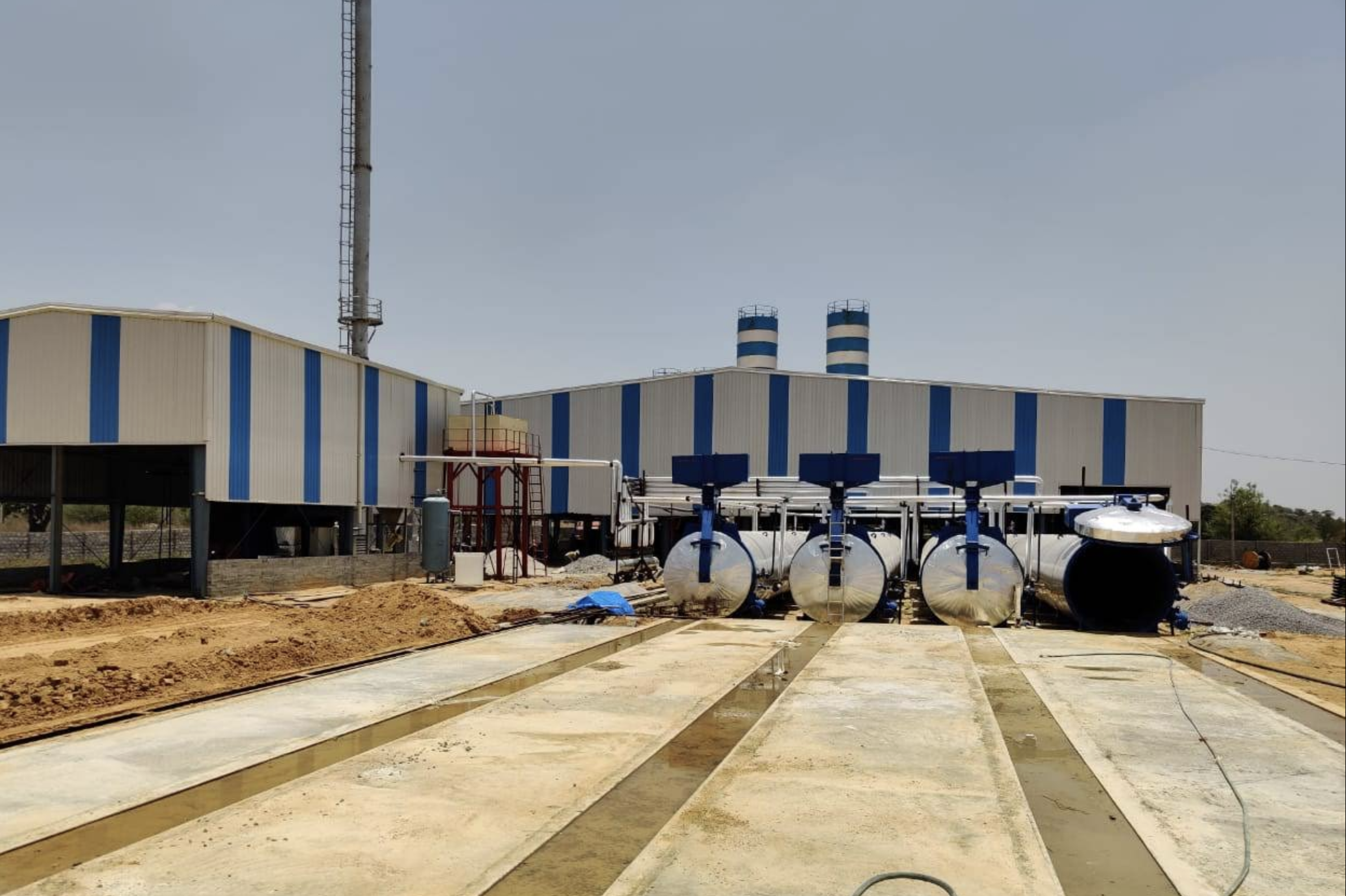 AAC Blocks Manufacturing Facility - Ultra AAC Blocks, Lightweight bricks, Fly Ash bricks production in South India, Telangana